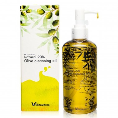 Гидрофильное масло для лица с маслом оливы, 300 мл — Milky-Wear Natural 90% Olive Cleansing Oil