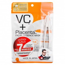 Маска с плацентой и витамином C, 7 шт