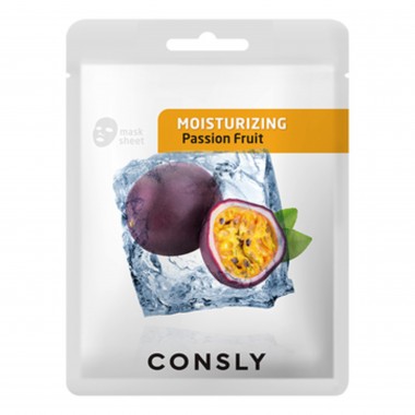 Consly Маска тканевая увлажняющая с экстрактом маракуйи - Passion fruit moisturizing mask pack, 20мл