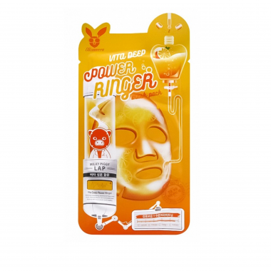 Маска тканевая для лица витаминная, 23 мл — Vita deep power ring mask pack