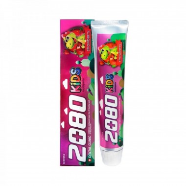 Детская зубная паста с клубничным вкусом, 80 г — Strawberry kids toothpaste