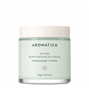 Aromatica Балансирующий крем-гель для жирной кожи – Tea tree pore purifying gel cream, 100мл