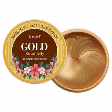 Гидрогелевые патчи для глаз с золотом и маточным молочком, 60 шт — Gold Royal Jelly Hydro Gel Eye Patch