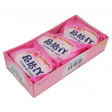 Мыло туалетное с ароматом розы, 130 г*3 шт — Showerang pink rose soap