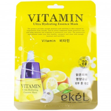 Маска для лица тканевая с витаминами, 25 г — Essence mask vitamin