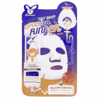 Маска тканевая для лица с EGF, 23 мл — EGF deep power ring mask pack