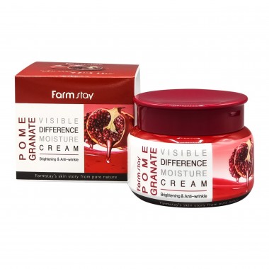 FarmStay Крем для лица увлажняющий с гранатом - Pomegranatе visible difference moisture cream, 100мл