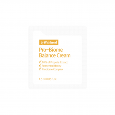 By Wishtrend Крем для лица с прополисом и пробиотиками - Pro-biome balance cream, 1,5мл (пробник)