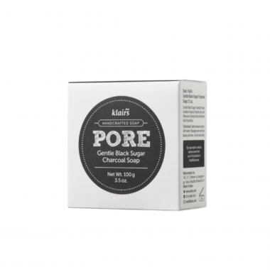 Dear, Klairs Мыло с древесным углем - Gentle black sugar charcoal soap, 100г