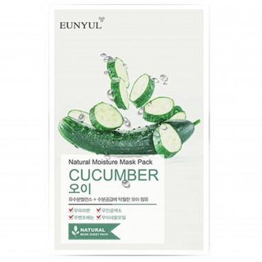 Маска тканевая с экстрактом огурца, 22 мл — Natural Moisture Mask Pack Cucumber