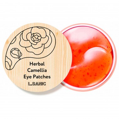 Гидрогелевые патчи для век с экстрактом камелии, 60 шт — Herbal Camellia Hydrogel Eye Patch