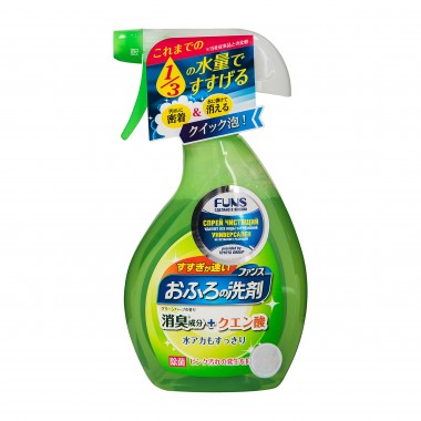 Чистящий спрей для ванной комнаты с ароматом свежей зелени, 380 мл — Bathroom cleaning spray with fresh green scent