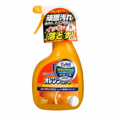 Очиститель сверхмощный для дома с ароматом апельсина, 400 мл — Orange scent heavy duty home cleaner