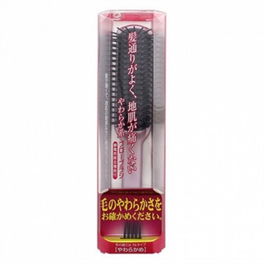 Ikemoto Щетка мягкая для укладки волос - Fairfee styling brush, 1 шт