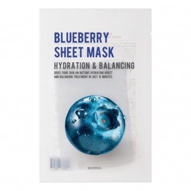 Тканевая маска с экстрактом черники, 22 мл — Purity Blueberry Sheet Mask