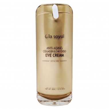 Крем для глаз с коллагеном и золотом, 30 мл — Anti-Aging collagen & 24K gold eye cream