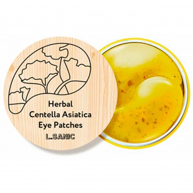 Гидрогелевые патчи с экстрактом центеллы, 60 шт — Herbal Centella Asiatica Hydrogel Eye Patch