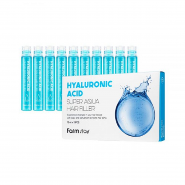Филлер для волос с гиалуроновой кислотой, 13 мл*10 шт — Hyaluronic Acid Super Aqua Hair Filler