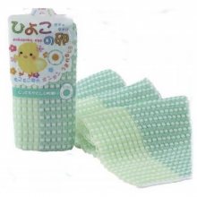 Мочалка-полотенце для детей зеленая, 1 шт