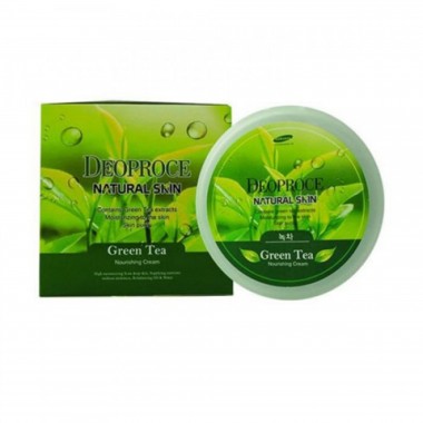 Крем для лица и тела с зеленым чаем, 100 г — Natural skin greentea nourishing cream