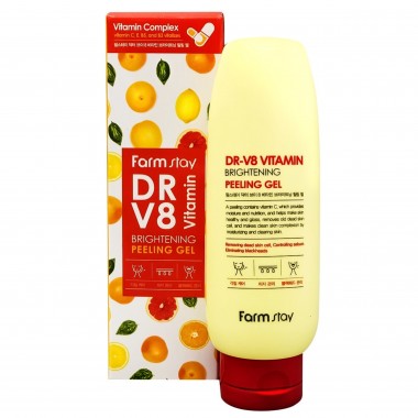 Гель отшелушивающий с комплексом витаминов, 150 мл — Dr-V8 Vitamin Brightening Peeling Gel