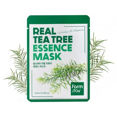 FarmStay Маска тканевая для лица с экстрактом чайного дерева - Real tea tree essence mask, 23мл