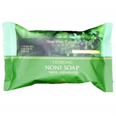 Отшелушивающее мыло с экстрактом фрукта нони, 120 г — YEOJUNG Noni Peeling Soap, 120g