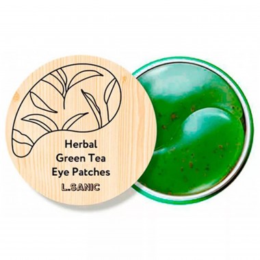 Гидрогелевые патчи с экстрактом зеленого чая, 60 шт — Herbal Green Tea Hydrogel Eye Patch