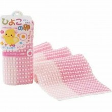 Мочалка-полотенце для детей розовая, 1 шт