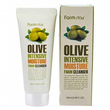 Пенка очищающая с экстрактом оливы, 100 мл — Olive Intensive Moisture Foam Clens