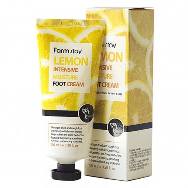 Крем для ног увлажняющий с экстрактом лимона, 100 мл — Lemon Intensive Moisture Foot Cream