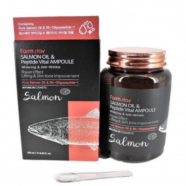 Сыворотка многофункциональная с маслом лосося и пептидами, 250 мл — Salmon Oil&Peptide Vital Ampoule