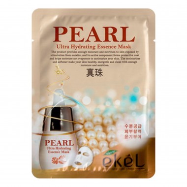 Маска для лица тканевая с жемчугом, 25 г — Essence mask pearl