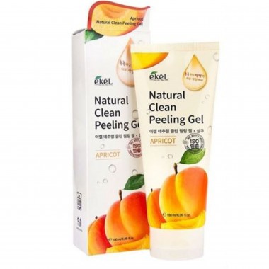 Ekel Пилинг-скатка с экстрактом абрикоса - Natural clean peeling gel apricot, 180мл
