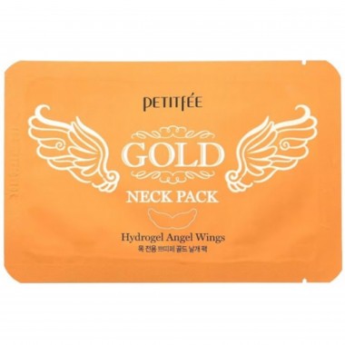 Гидрогелевая маска для шеи с золотом для упругой и гладкой кожи, 10 г — Gold Neck Pack For Firming & Silky Smooth Neck