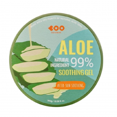 Dearboo Гель после загара многофункциональный с экстрактом алоэ - Aloe after-sunsoohing gel, 300мл