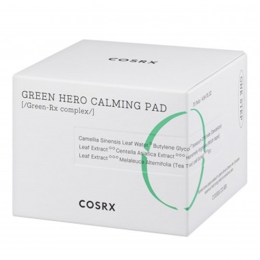 Пады для лица успокаивающие, 70 шт — One step green hero calming pad