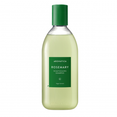 Aromatica Шампунь бессульфатный укрепляющий с розмарином - Rosemary scalp scaling shampoo, 400мл