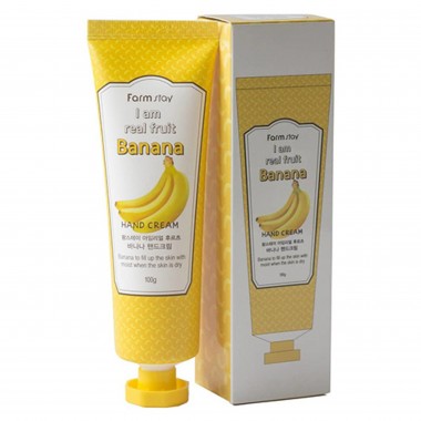 Крем для рук с экстрактом банана, 100 г — I Am Real Fruit Banana Hand Cream