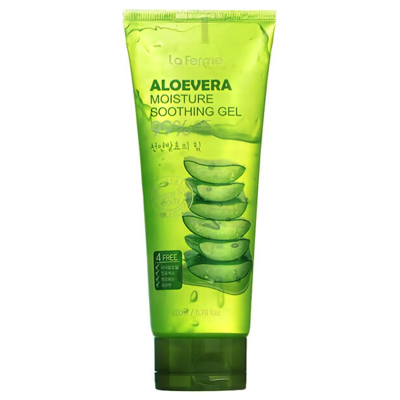 La aloe. Гель увлажняющий с экстрактом алоэ 200мл la ferme. La ferme Aloe Vera Moisture Soothing Gel. Гель алоэ фарм стей. Гель с алоэ Farmstay Moisture Soothing Gel Aloe Vera.