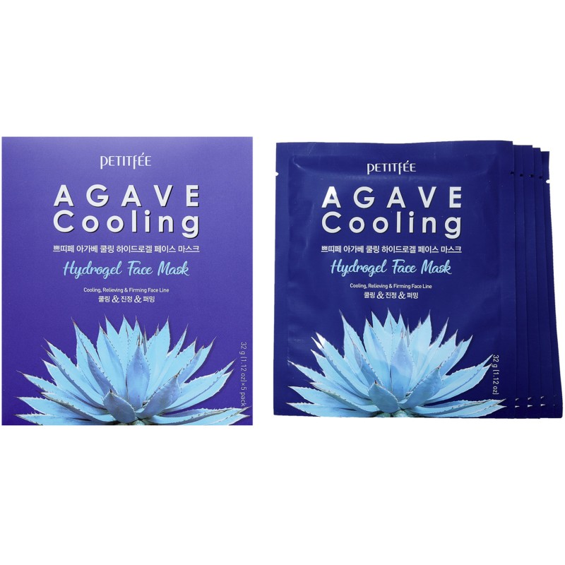 Petitfee agave cooling hydrogel mask. Гидрогелевая маска для лица Petitfee Agave Cooling Hydrogel face Mask. Petitfee маска гидрогелевая с экстрактом Агавы - Agave Cooling Hydrogel face Mask, 32г. Petitfee Agave Cooling Hydrogel face Mask. Petitfee Agave Cooling Hydrogel face Mask (32g) гидрогелевая охлаждающая маска с агавой.