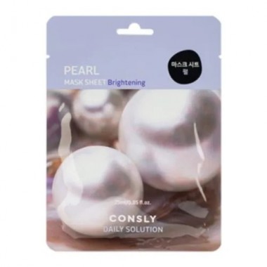 Тканевая маска для лица с экстрактом жемчуга, 25 мл — Daily Solution Pearl Mask Sheet, 25 ml