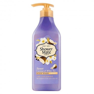 KeraSys Гель для душа «кокос и белый чай» - Shower mate weet coconut & white tea, 550мл