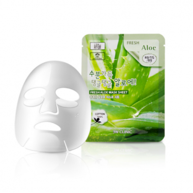 Тканевая маска для лица с алоэ — Fresh Aloe Mask Sheet