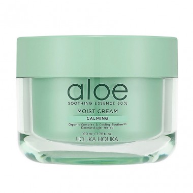 Увлажняющий коем для лица Aloe Soothing Essence 80% Moist Cream Calming - пробник 1 мл