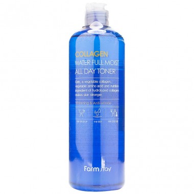 Повышающий упругость кожи тонер для лица с коллагеном, 500 ml