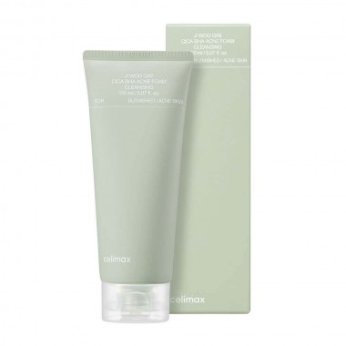 Очищающая пенка с BHA-кислотой и центеллой, 150 мл — Celimax Ji Woo Gae Cica BHA Acne Foam Cleansing 150 ml