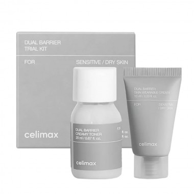 Набор миниатюр с комплексом церамидов, 20 мл+10 мл — Сelimax Dual Barrier Trial Kit 20 ml+10 ml