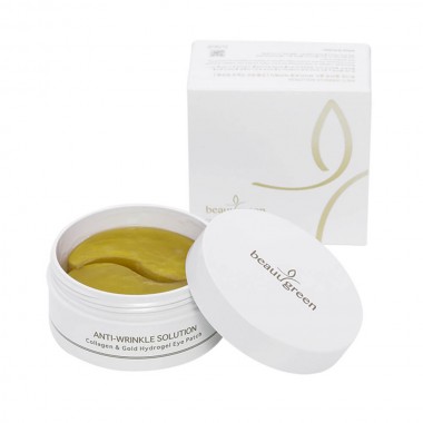 Омолаживающие гидрогелевые патчи с золотом и коллагеном, 30 пар — BeauuGreen Collagen Gold Hydrogel Eye Patch, 30pair /Medium Type /