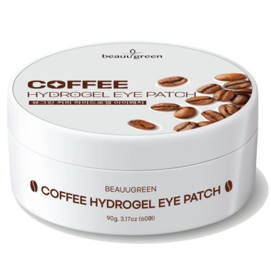 Тонизирующие гидрогелевые патчи с кофеином, 30 пар — BeauuGreen Coffee Hydrogel Eye Patch, 30pair